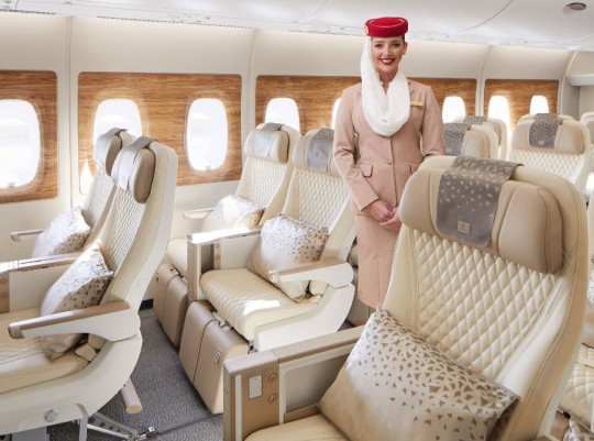 Premium Economy az Emirates-en