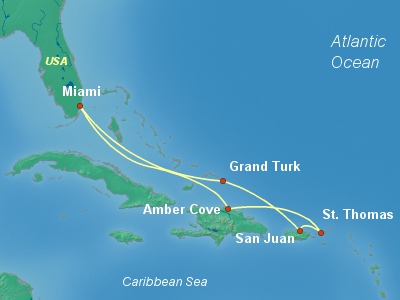 Klasszikus kelet-karibi hajóút - Carnival Cruise Line