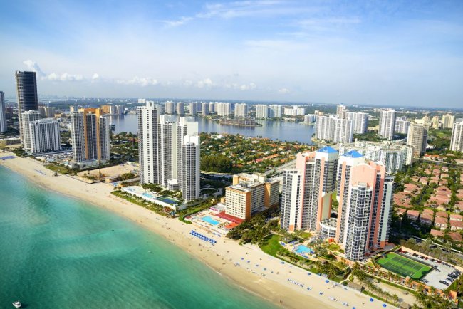 Tengerparti pihenés Miami Beachen