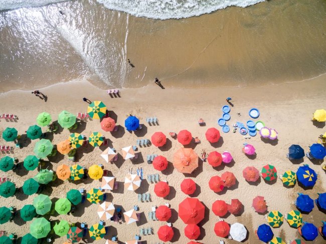Tengerparti pihenés Miami Beachen