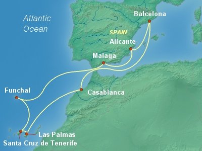 Kanári-szigetek és Madeira - Norwegian Cruise Line