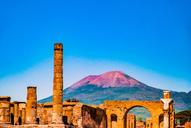 A Vezúv és Pompeji