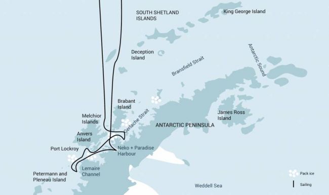  Expedíciós hajóút az Antarktiszra - albatroszok, bálnák, fókák és pingvinek 2022.02.07-21.