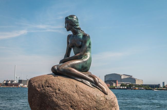 Koppenhága: Kis hableány szobra