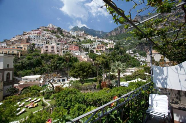 Kilátás a superior szoba erkélyéről