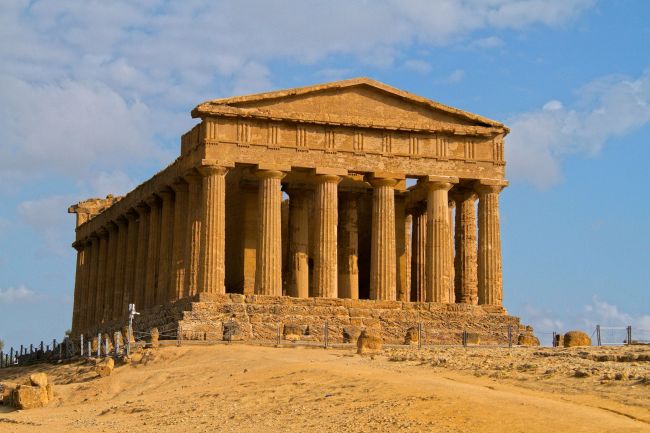 a Concordia szentély a Templomok völgyében