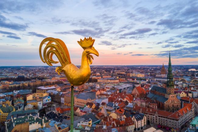 Riga madártávlatból