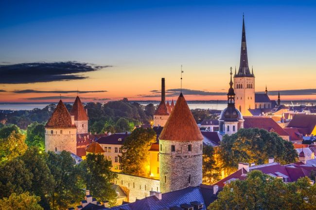 Tallinn látképe