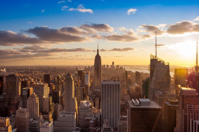 Manhattan látképe