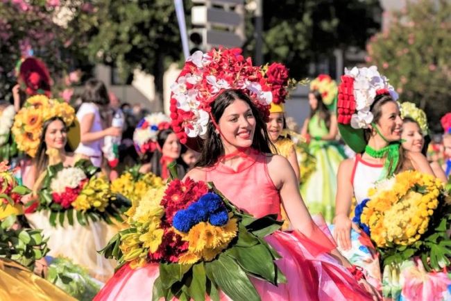 Virágfesztivál hangulat