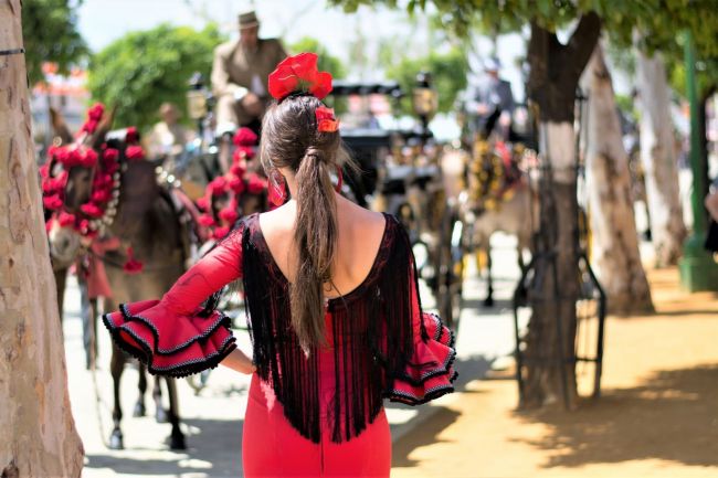 Flamenco táncosnő