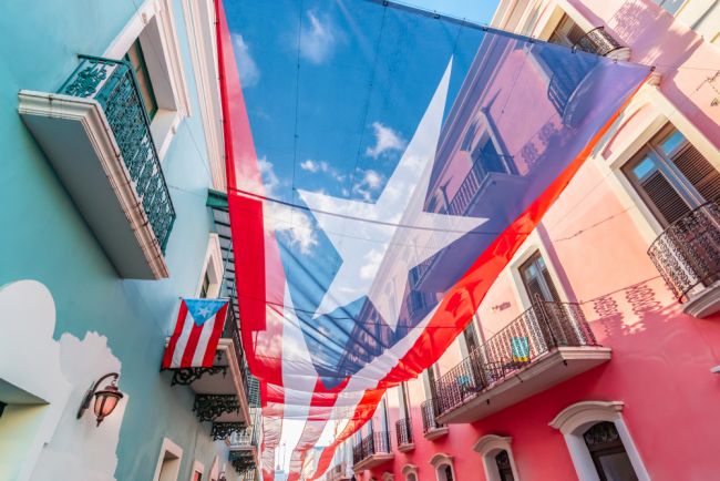 Puerto Rico hangulatos utcaképe