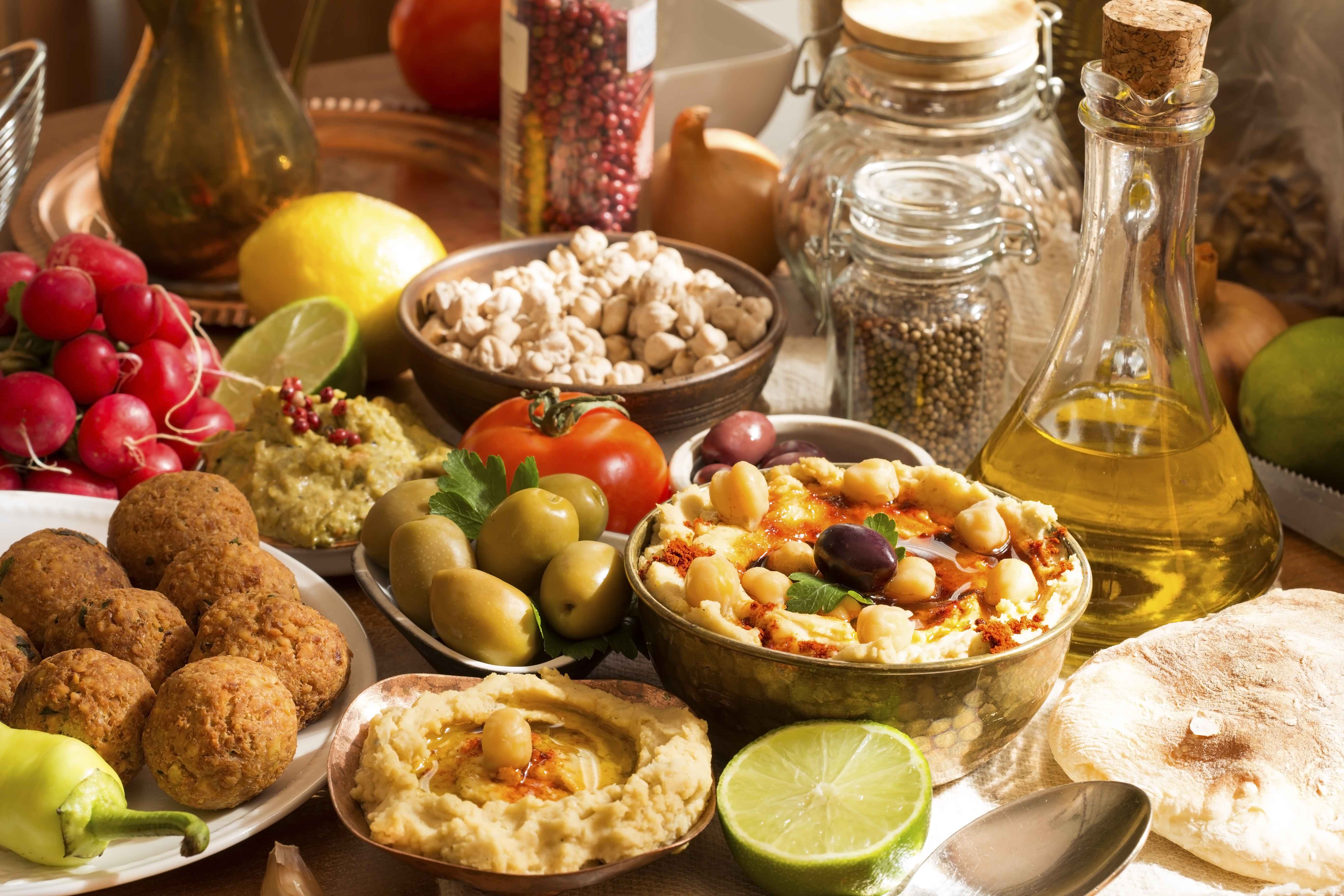 Falafel, humusz és más finomságok