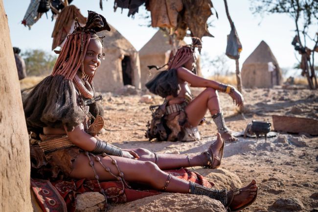 Látogatás egy himba faluban