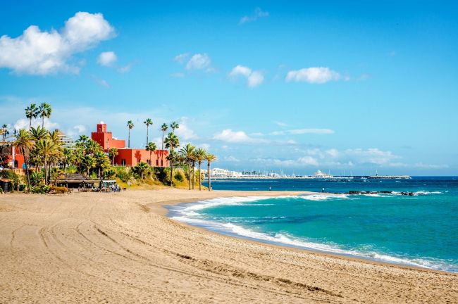 Benalmádena tengerpartja