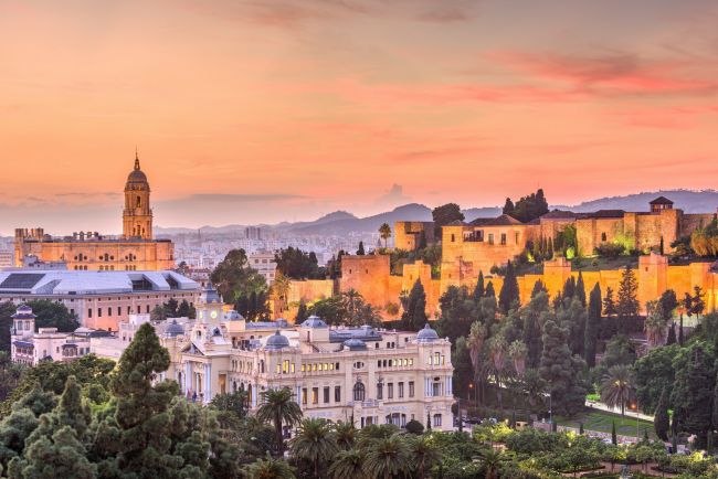 Malaga belvárosa