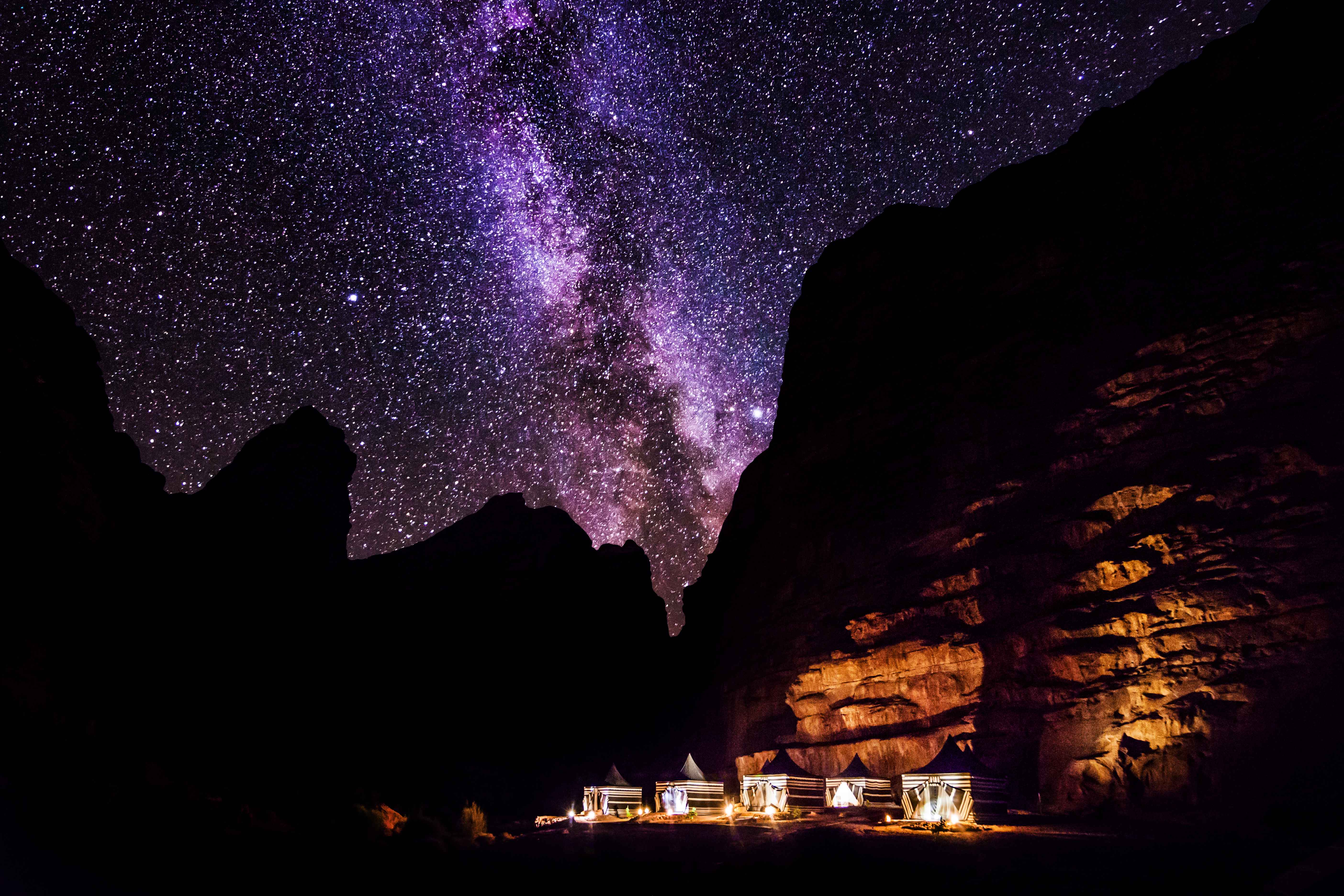Csillagles a Wadi Rumban