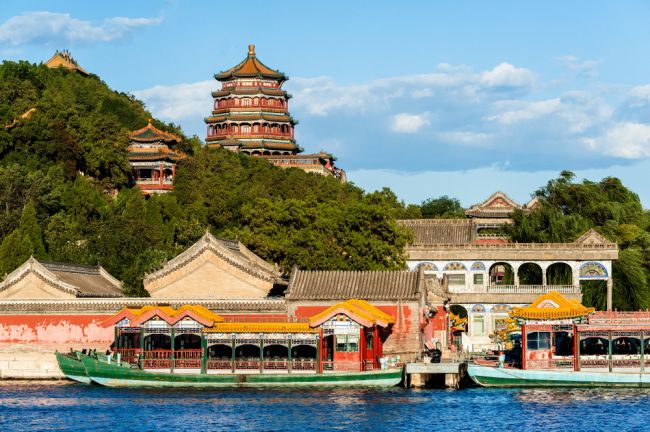 A pekingi Nyári Palota pavilonjai