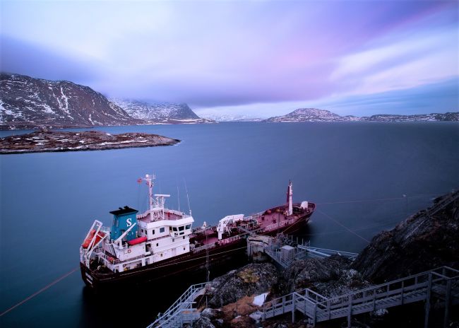 Fjord Nuuk, Grönland fővárosa közelében