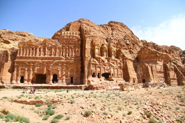 A monumentális Palota-sír Petrában