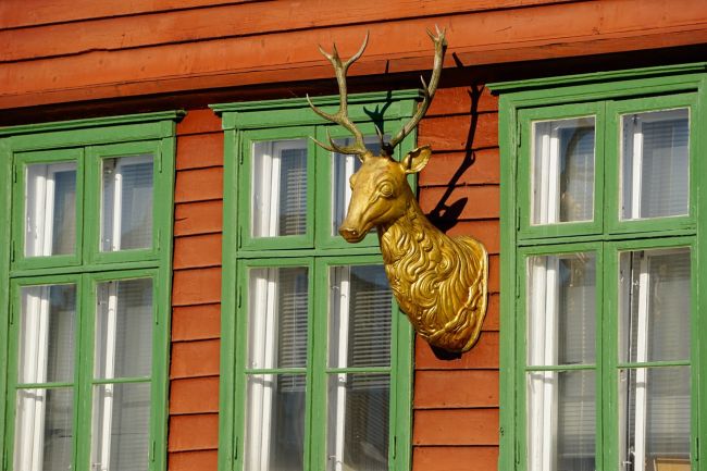 A Bryggen egy részlete