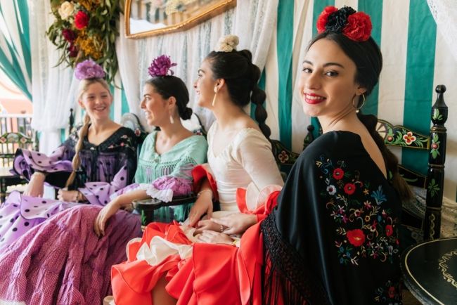 Flamencotáncosok pihenője