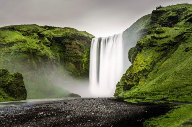 A Skógafoss vízesés