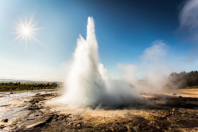 Izland egyik leghiresebb látnivalója, a Gejzír
