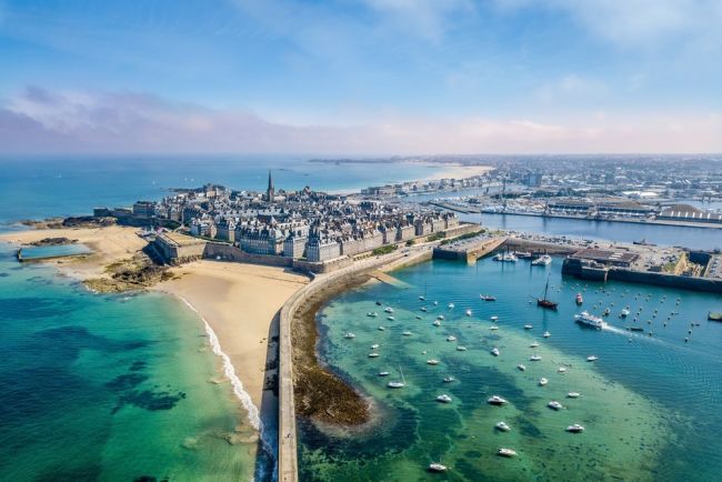 Saint Malo központja és városfala