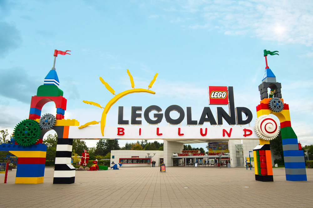 Legoland ikonikus bajárata